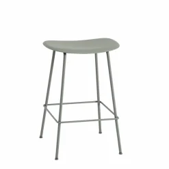 Fiber counter stol 65 cm Dusty green-Green (plastic)