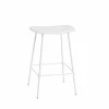 Fiber counter stol 65 cm Natural white-White