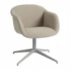 Fiber Soft Armchair swivel base Ecriture 240/Grey