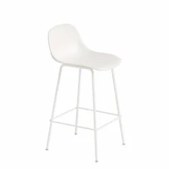 Fiber Tube barstol ryggstöd 65 cm Natural white (plastic)