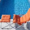 Fiesta Soft solstol Orange-aluminium