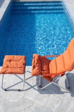 Fiesta Soft solstol Orange-aluminium
