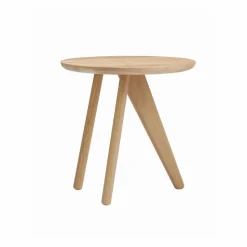 Fin sidobord Ø40 cm Natural oak