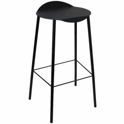 Flamingo Hippo barstol Black-anthracite