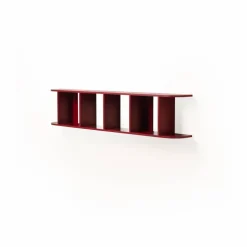 Flaneaur vägghylla 27x128 cm Burgundy