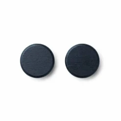 Flex Button knoppar till magnetlist 2-pack Svartbetsad ek