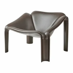 F300 loungestol Molé-Smooth läder Coffee