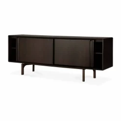 Flow sideboard Rose brown mahogany 224x82 cm