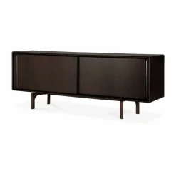 Flow sideboard Rose brown mahogany 224x82 cm