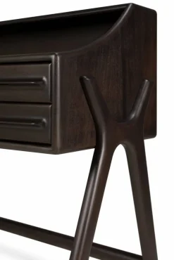Flow skrivbord Rose brown mahogany 140x55 cm