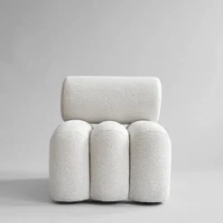 Foku Chair loungefåtölj Bouclé
