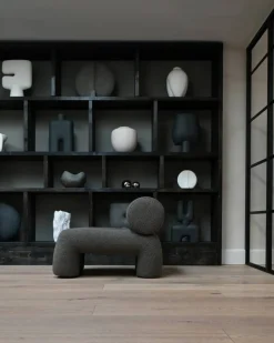 Foku Chair loungefåtölj Deep taupe