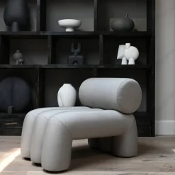 Foku Chair loungefåtölj Taupe