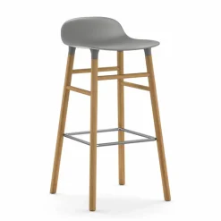 Form barstol ekben 75 cm grå