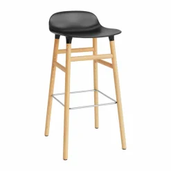 Form barstol ekben 75 cm svart