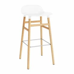 Form barstol ekben 75 cm vit