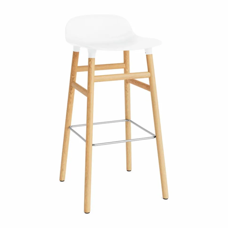 Form barstol ekben 75 cm vit