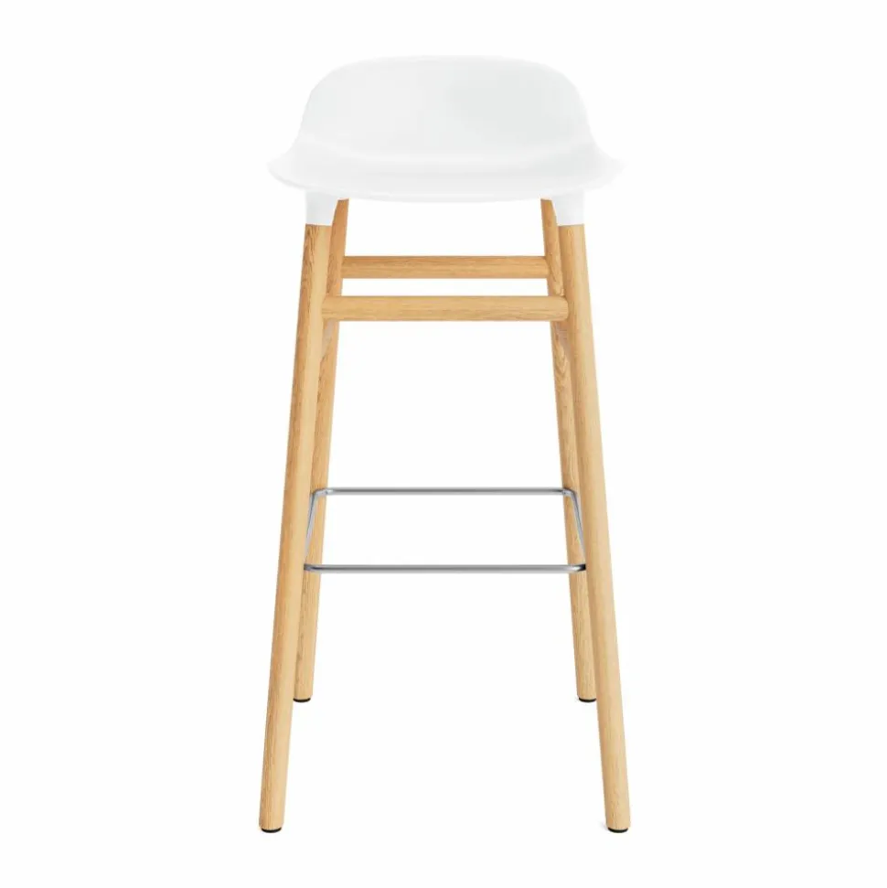 Form barstol ekben 75 cm vit