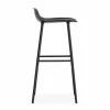 Form barstol metallben 75 cm svart