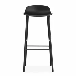 Form barstol metallben 75 cm svart