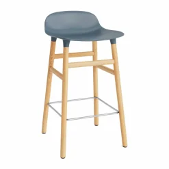 Form Chair barstol ekben blå