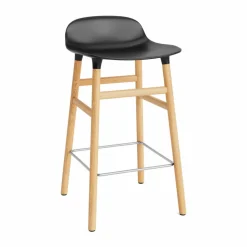 Form Chair barstol ekben svart