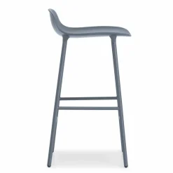 Form Chair barstol metallben blå