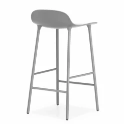 Form Chair barstol metallben grå