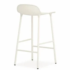Form Chair barstol metallben vit
