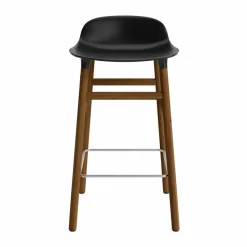 Form Chair barstol valnötsben svart