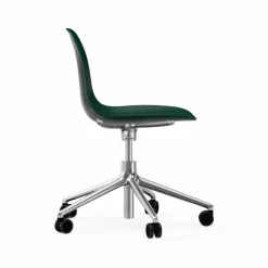 Form chair swivel 5W kontorsstol grön aluminium hjul