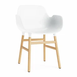 Form karmstol white ekben