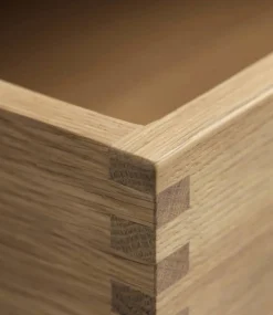 F24 Radius bänk Oak nature lacquered 45x145 cm