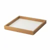 Frame bricka 34x37 4 cm Ek-vit