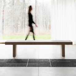 Fred gångmatta black 70x180 cm