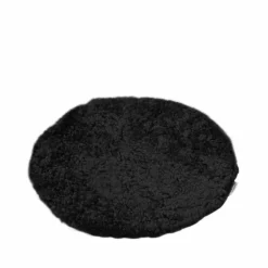 Fårskinnsdyna Ø33 cm svart