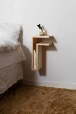 F-shelf Play DIY vägghylla Pine right