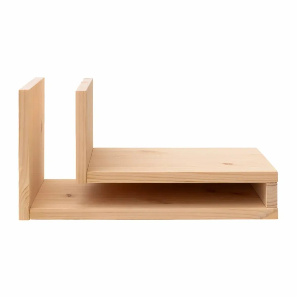F-shelf Play DIY vägghylla Pine right