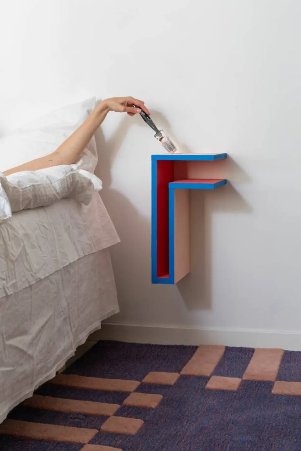 F-shelf Play DIY vägghylla Pine right