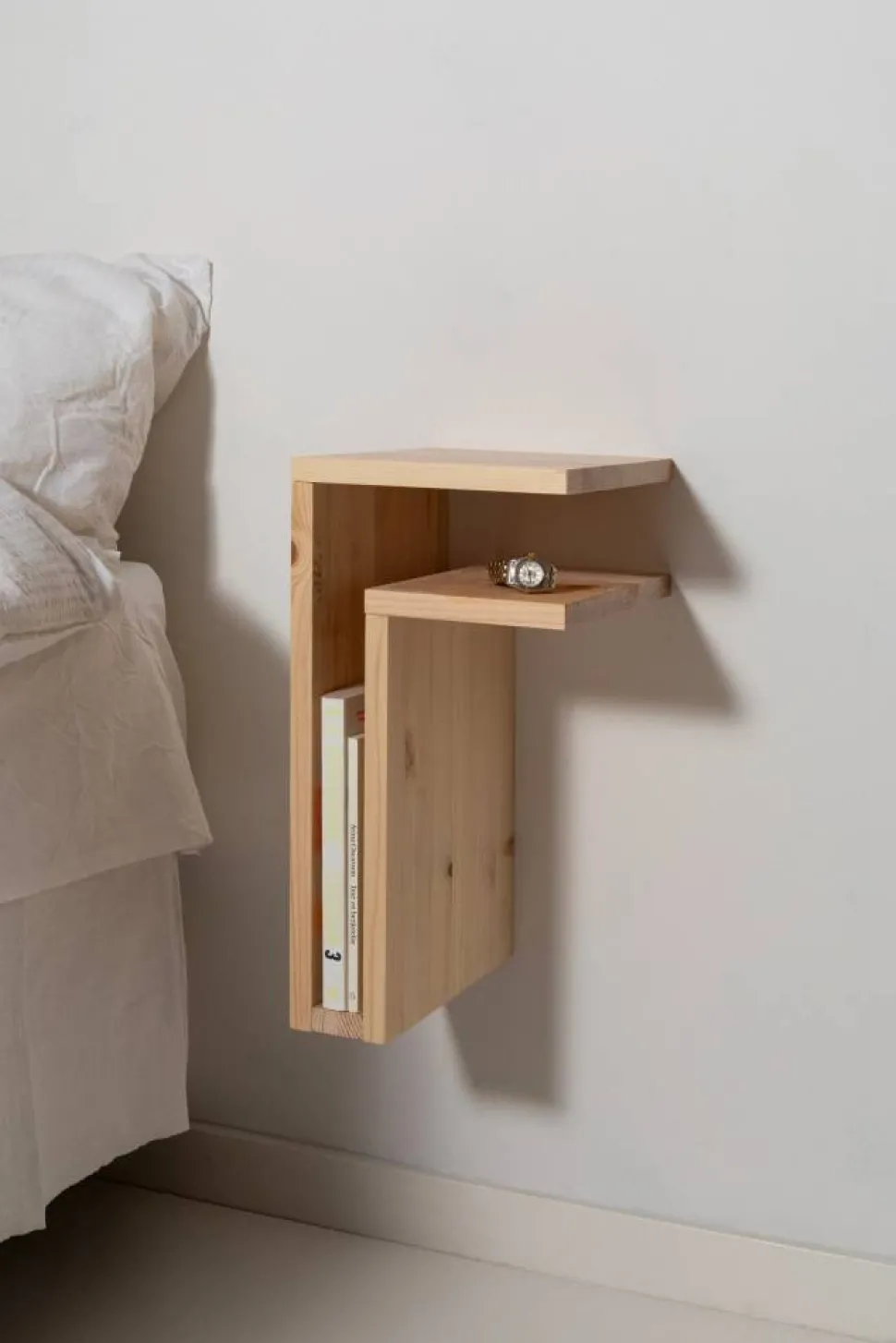 F-shelf Play DIY vägghylla Pine right