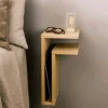 F-shelf vägghylla ek Hylla åt höger