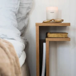 F-shelf vägghylla ek Hylla åt höger