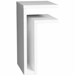 F-shelf vägghylla vit hylla åt höger