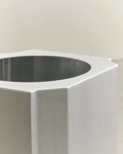 Funki kruka M 40 cm Brushed Aluminium