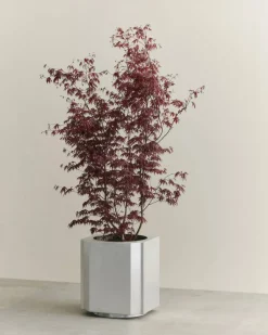 Funki kruka XL 70 cm Brushed Aluminium