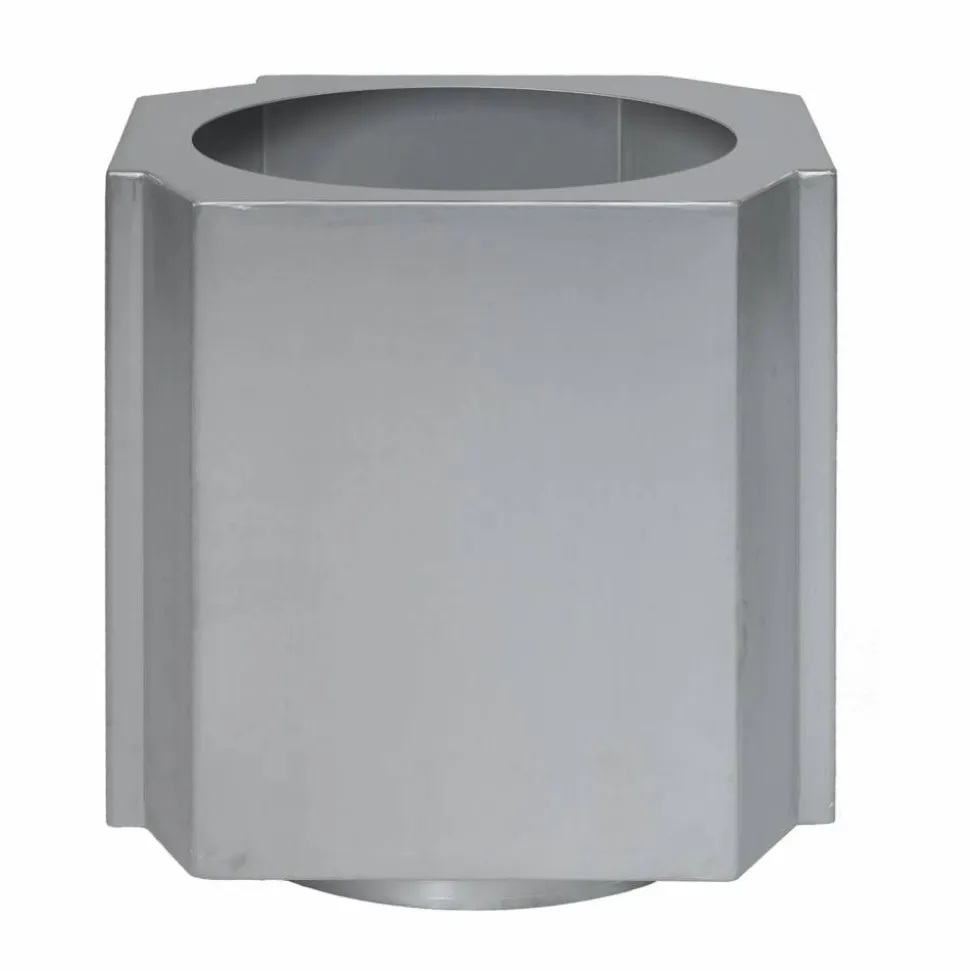 Funki kruka L 52 cm Brushed Aluminium
