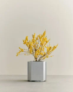 Funki kruka L 52 cm Brushed Aluminium
