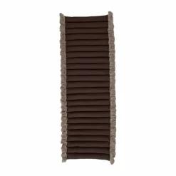 Garden Glory sittdyna med fransar Brun beige frans 38x120 cm