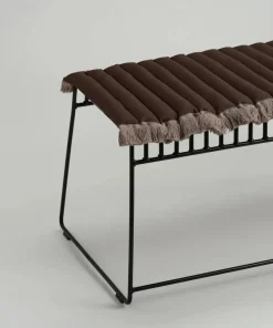 Garden Glory sittdyna med fransar Brun beige frans 38x120 cm
