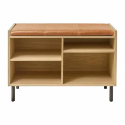 Gentle förvaringsbänk Ek 78x53x35 cm